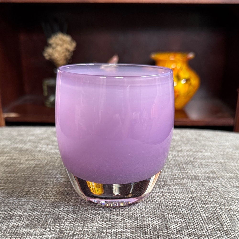 Elegant Purple Glass Vase
